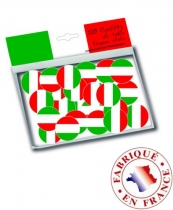 150 Confettis de table drapeau Italie accessoire