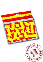 150 confettis de table drapeau Espagne accessoire