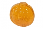 Boite en plastique citrouille orange 5 x 5 cm accessoire