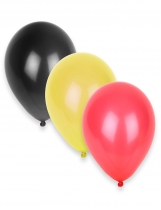 Deguisement 12 Ballons supporter Allemagne 27 cm Drapeaux et Déco Pays