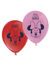 Deguisement 8 Ballons Imprimés Minnie  28 cm Ballons Licences