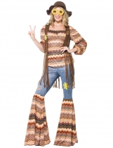 Déguisement hippie harmonie femme costume