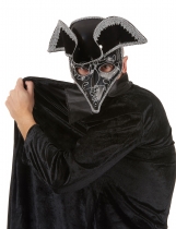 Masque vénitien avec tricorne adulte accessoire