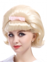 Perruque blonde starlette années 50 femme accessoire