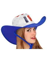 Chapeau cowboy supporter France accessoire
