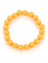 Bracelet perles orange adulte accessoire