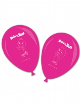Deguisement 8 Ballons latex roses Masha et Michka 