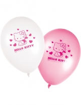 Deguisement 8 Ballons Hello Kitty 