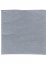 Deguisement 50 Serviettes grises 38 x 38 cm 