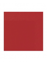 Deguisement 50 Serviettes rouge 38 x 38 cm 