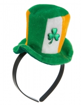 Deguisement Serre-tête mini chapeau Ireland avec trêfle adulte Mini Chapeaux