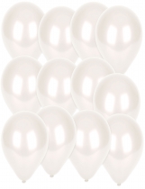 50 ballons ivoires métallisés 73 cm accessoire