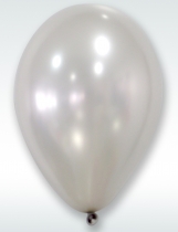 Deguisement 50 Ballons argentés métallisés 30 cm 