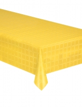 Nappe en rouleau papier damassé jaune 6 mètres accessoire