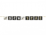 Deguisement Guirlande en carton Happy New Year 1,50 m Guirlandes et Bannières