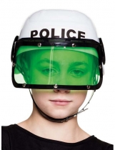 Deguisement Casque police blanc enfant Chapeaux Enfants 