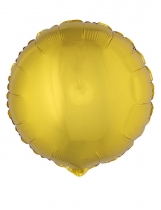Ballon aluminium rond doré 45 cm accessoire