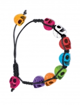 Bracelet multicolore Dia de los muertos accessoire