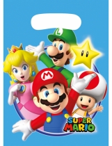 Deguisement 8 sacs de fête Super Mario 