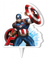 Deguisement Bougie anniversaire Captain America 
