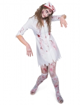 Déguisement infirmière zombifiée femme 