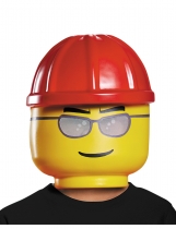 Deguisement Masque ouvrier de chantier LEGO® enfants 