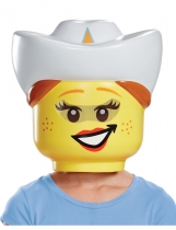 Deguisement Masque cowgirl LEGO enfants 