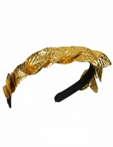 Deguisement Bandeau couronne de laurier dorée adulte Foulard, Bandana, Bandeau