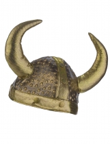 Deguisement Casque viking souple métallisé adulte 