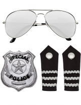 Kit accessoires policier adulte accessoire