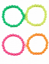 Bracelets lot de 4 multicolores adulte accessoire
