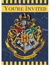 Deguisement 8 Cartes d'invitation Harry Potter 