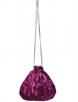 Deguisement Sacoche velours violet 27 cm Les sacs
