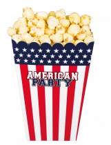 Deguisement 4 Pots à popcorn American party Décors et Accessoires