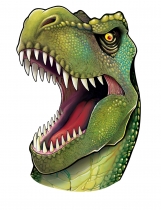 Deguisement Décoration murale tête de dinosaure 86 cm Décors et Accessoires