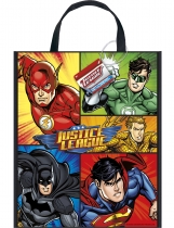 Deguisement Sac cadeaux en plastique Justice League 33 x 28 cm 