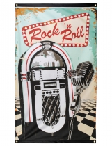 Drapeau Rock'n roll 90 x 150 cm accessoire