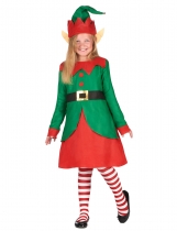Deguisement Déguisement robe elfe de Noël fille Noël Enfant