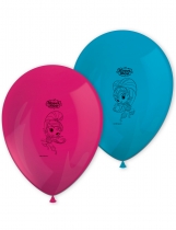 Deguisement 8 Ballons imprimés Shimmer and Shine 