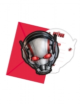 Deguisement 6 Cartons d'invitations + enveloppes Ant-Man 14 x 9 cm 