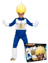 Deguisement Coffret déguisement Super Saiyan Vegeta Dragon Ball enfant avec perruque Héros