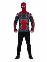Deguisement T-shirt et masque Iron spider Infinity War adulte 
