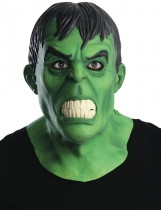 Deguisement Masque en latex deluxe Hulk adulte 