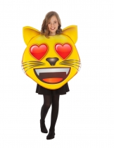 Deguisement Déguisement Emoji chat coeur enfant 