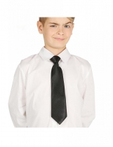 Cravate noire enfant 30 cm accessoire