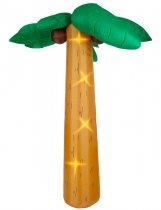 Palmier géant gonflable lumineux 270 cm accessoire