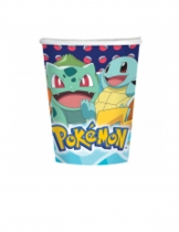 Deguisement 8 Gobelets en carton Pokémon 250 ml 