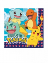 Deguisement 16 Serviettes en papier Pokémon 33 x 33 cm 
