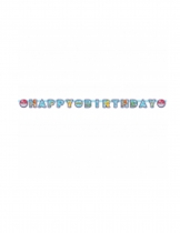 Deguisement Guirlande Happy Birthday Pokémon 218 x 12 cm 