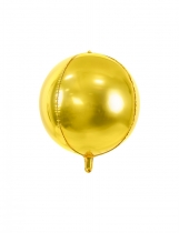 Deguisement Ballon aluminium rond doré métallisé 40 cm Ballons